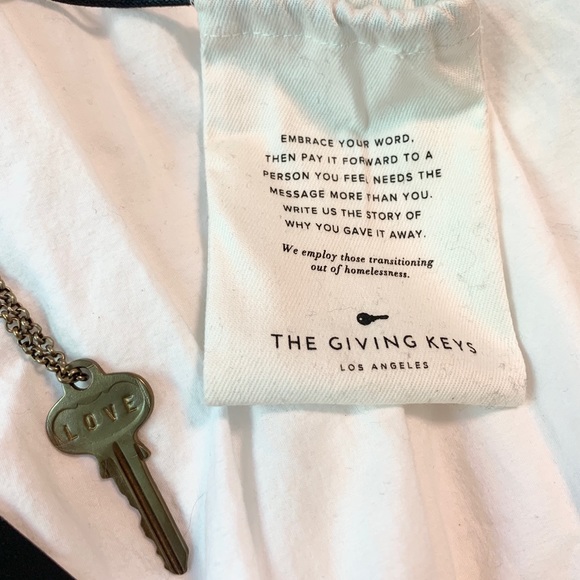 The Giving Keys • LOVE Key Necklace - Picture 3 of 6